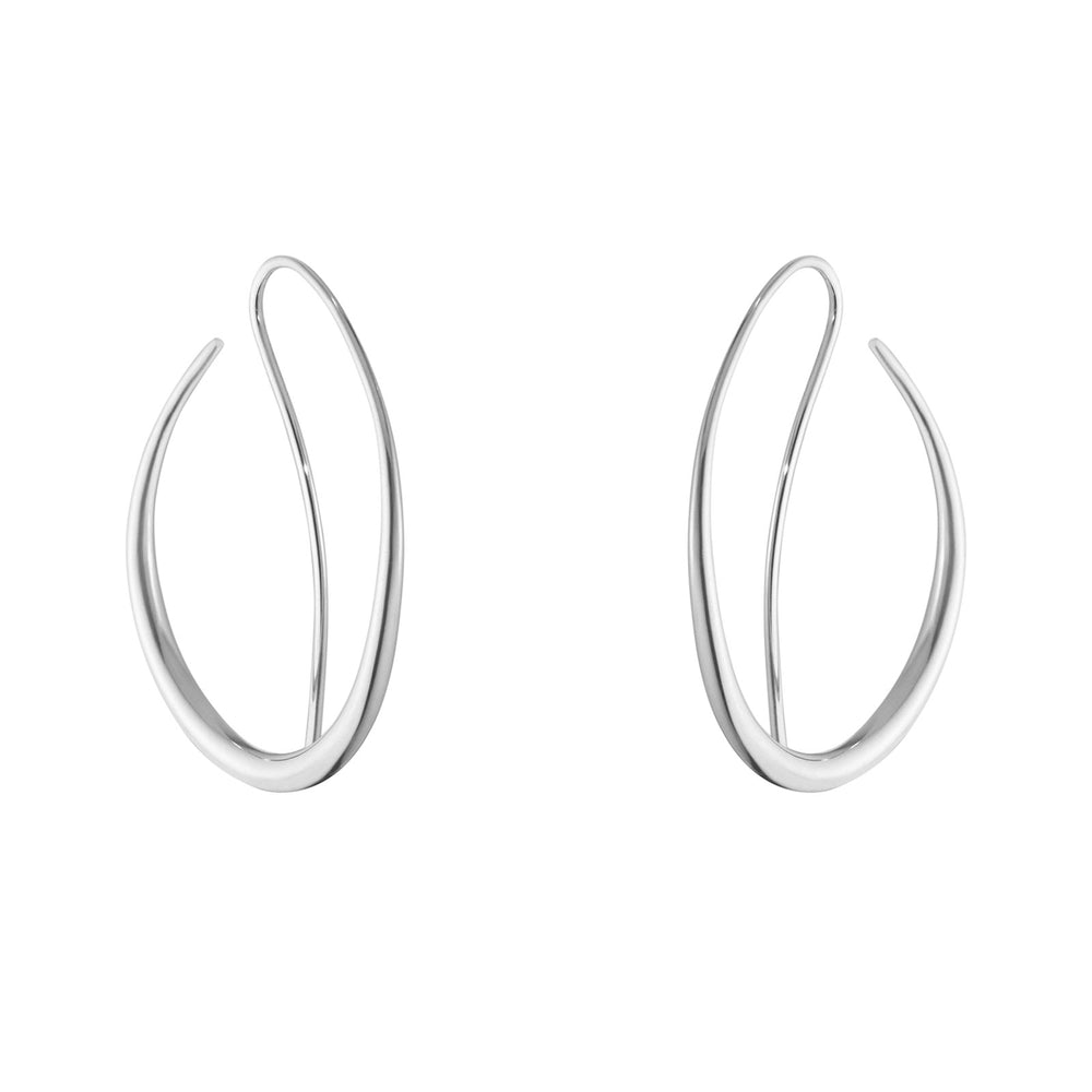 Offspring Silver Double Hoop Earrings