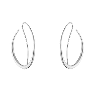 Offspring Silver Double Hoop Earrings simple Pursuit