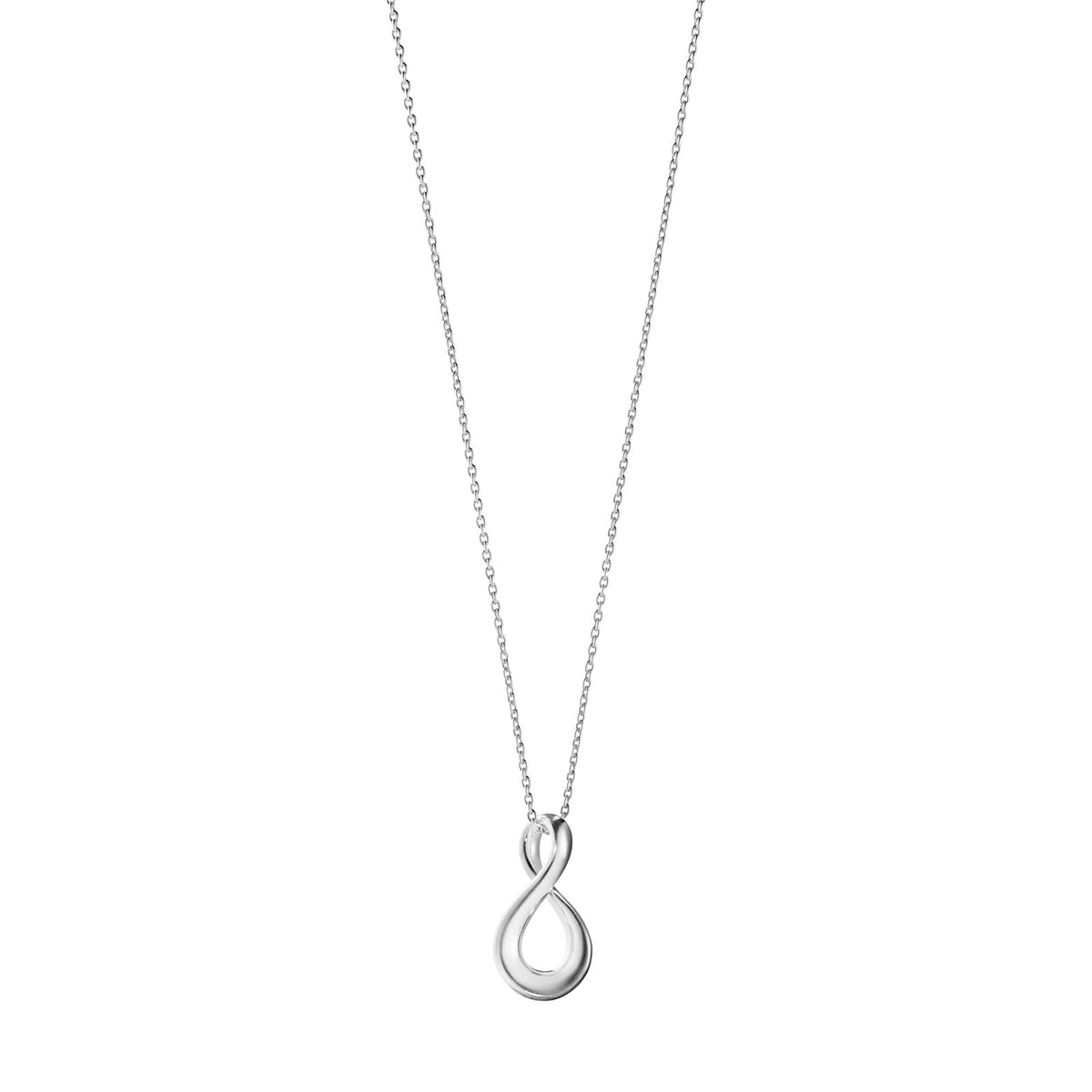 Infinity Silver Necklace with Pendant simple Pursuit