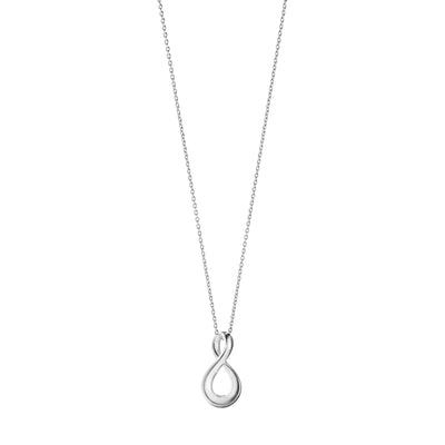 Infinity Silver Necklace with Pendant simple Pursuit