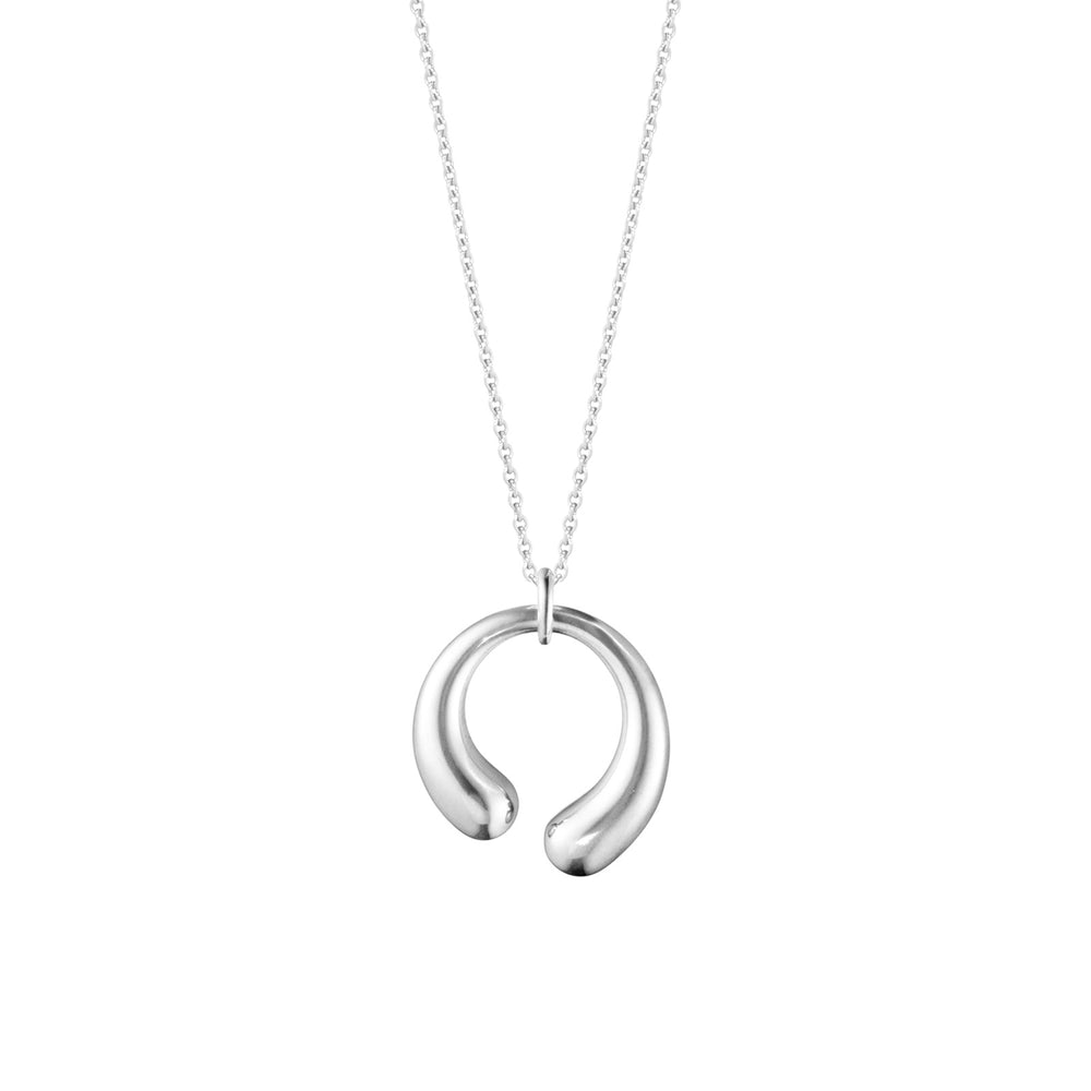 Mercy Silver Necklace with Pendant, Medium
