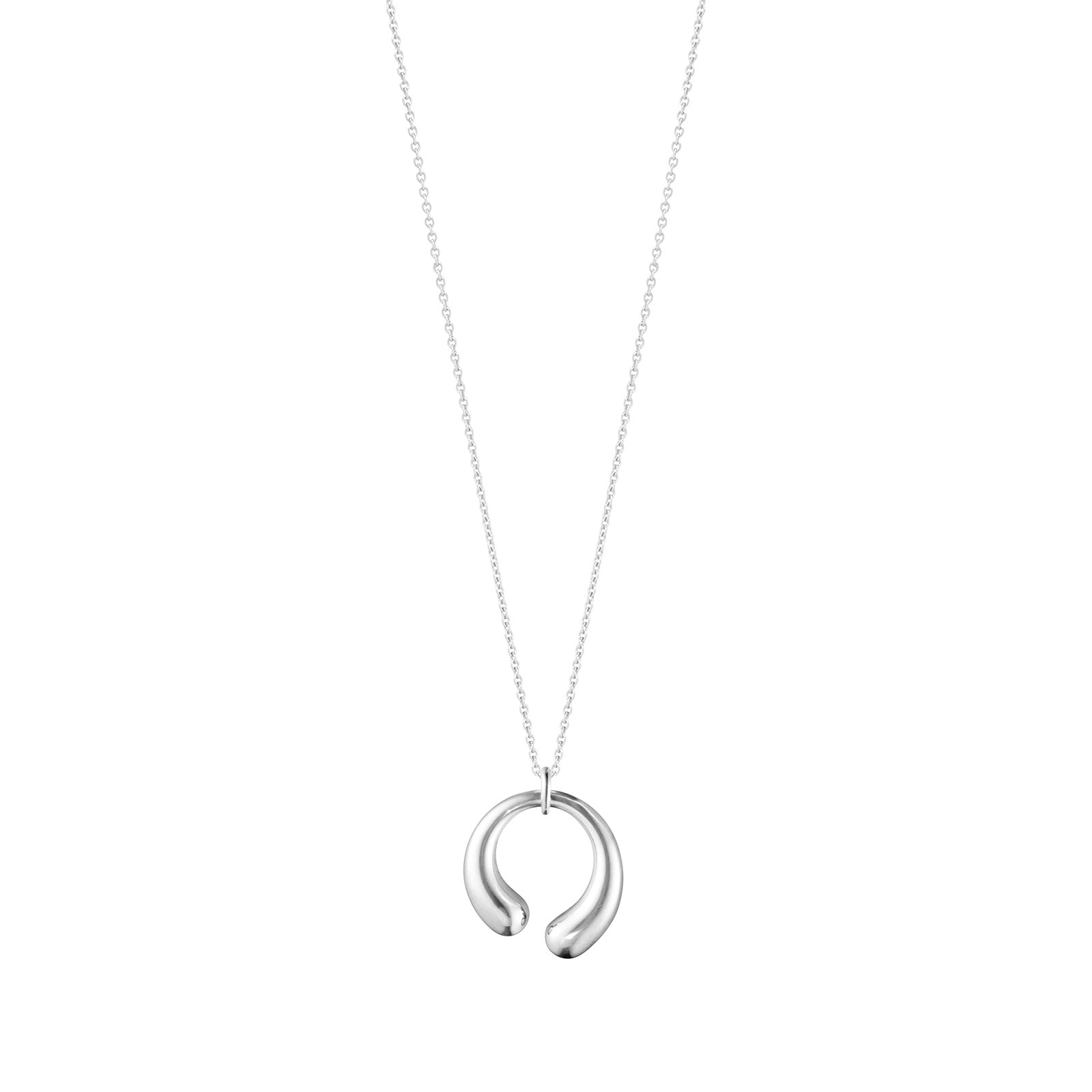 Mercy Silver Necklace with Pendant, Medium