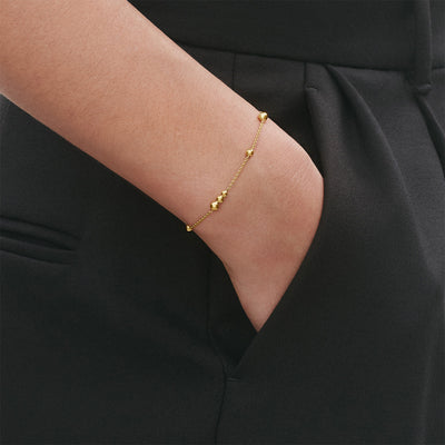 Moonlight Grapes 18ct Yellow Gold Bracelet simple Pursuit