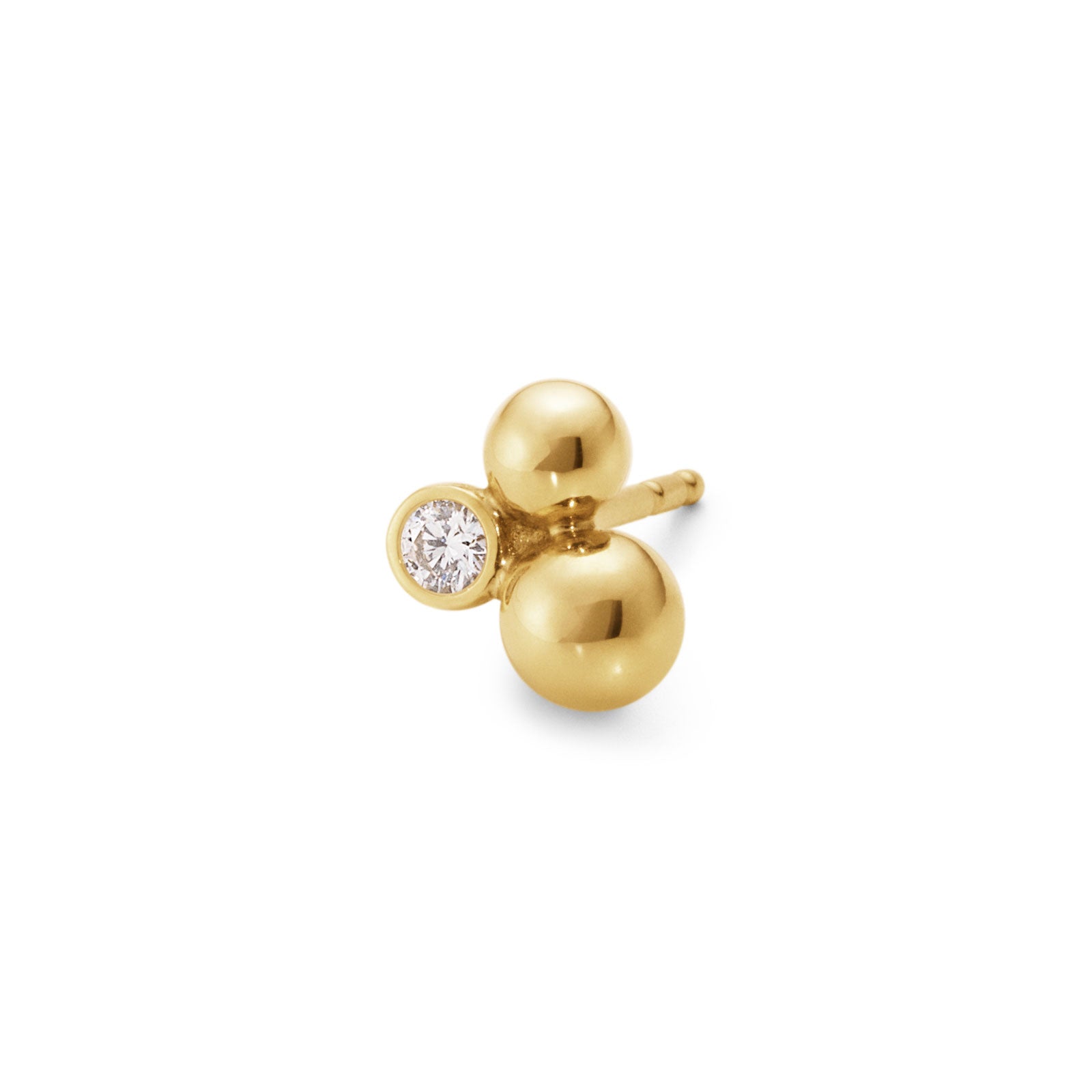 Moonlight Grapes 18ct Yellow Gold Diamond Stud Earrings simple Pursuit
