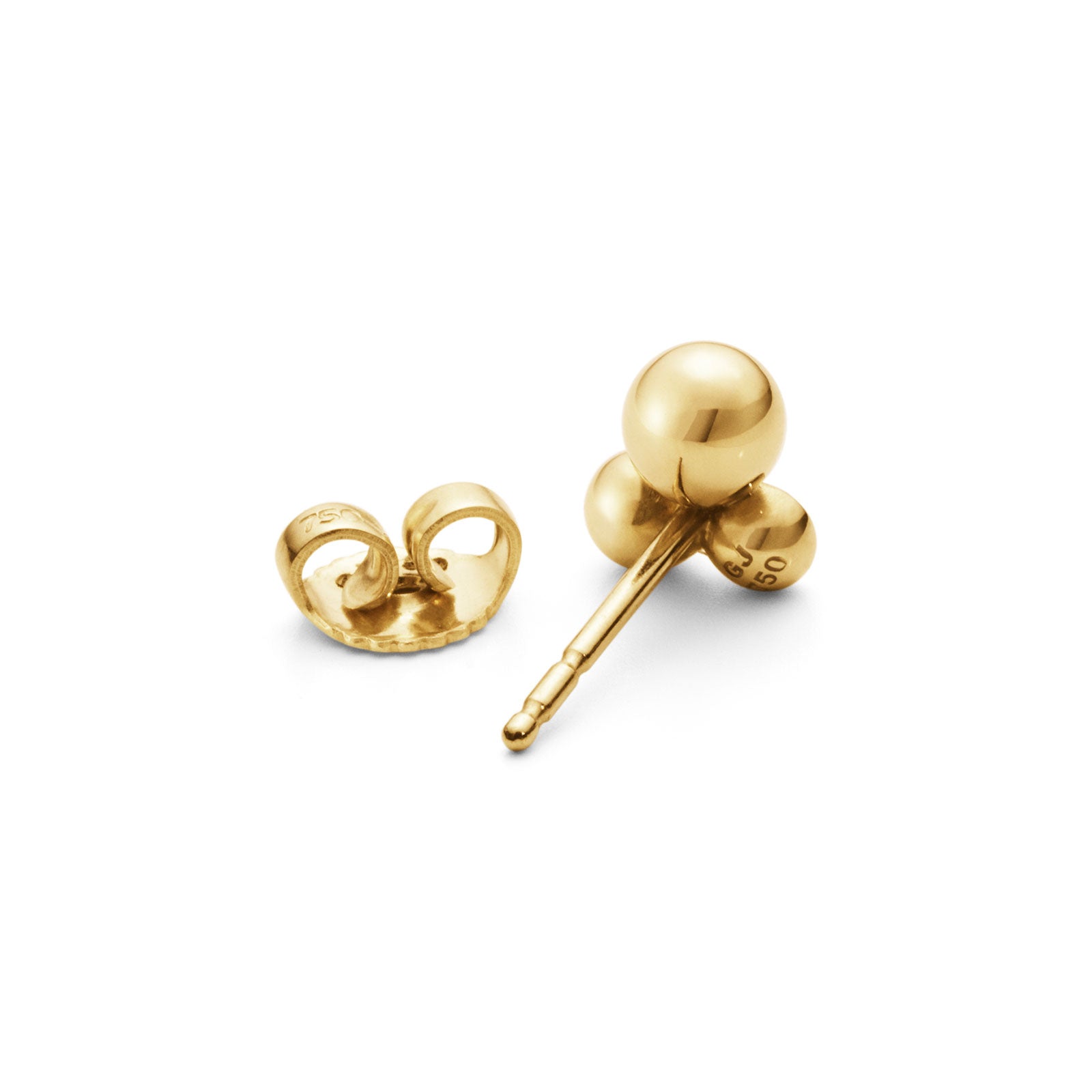 Moonlight Grapes 18ct Yellow Gold Diamond Stud Earrings simple Pursuit