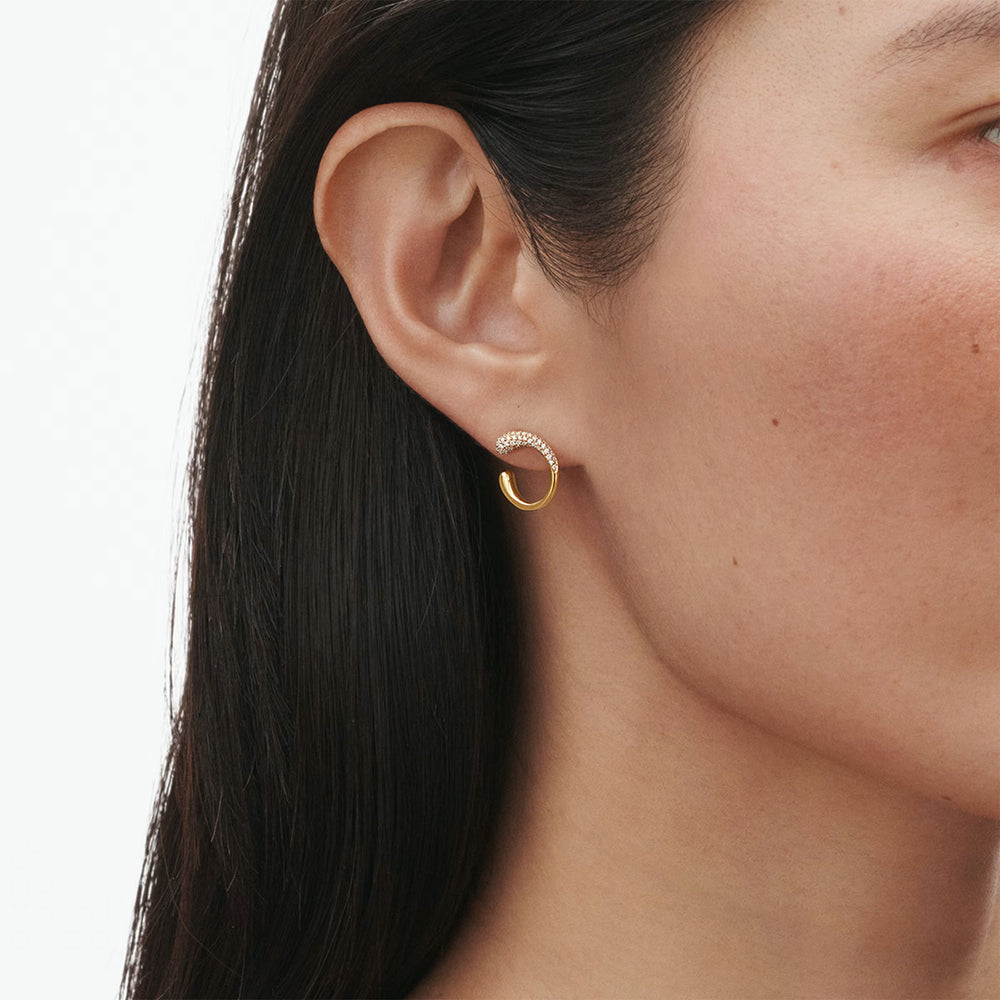 Mercy 18ct Yellow Gold Diamond Stud Earrings