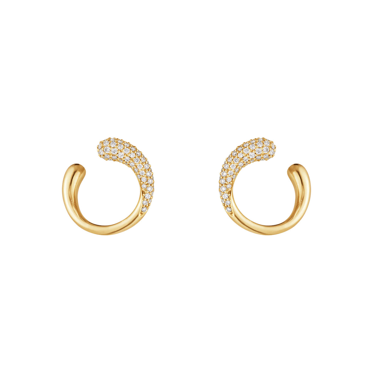 Mercy 18ct Yellow Gold Diamond Stud Earrings simple Pursuit