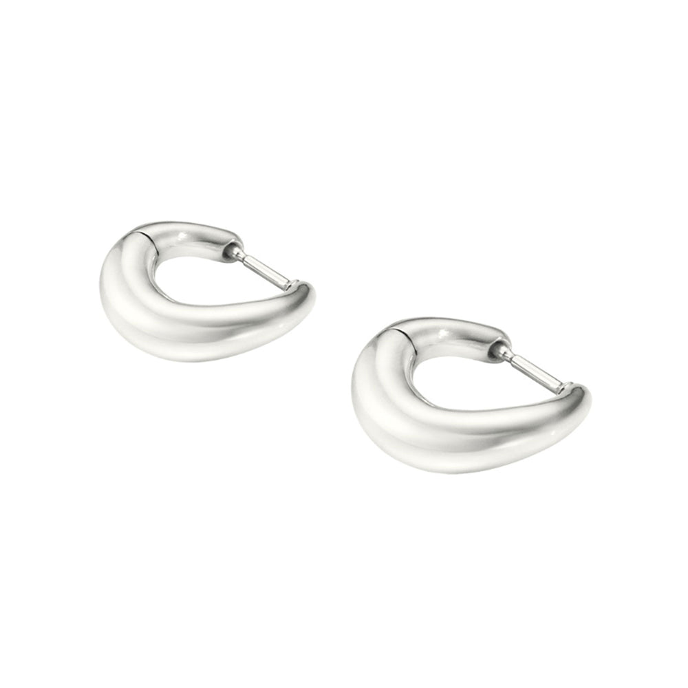 Offspring Silver Earhoops, Small