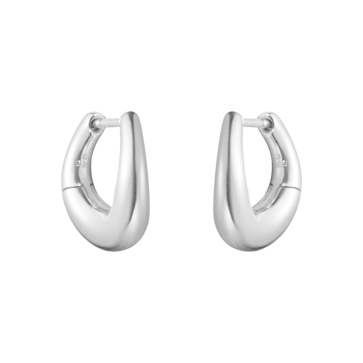 Offspring Silver Earhoops, Small simple Pursuit