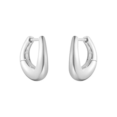 Offspring Silver Earhoops, Small simple Pursuit