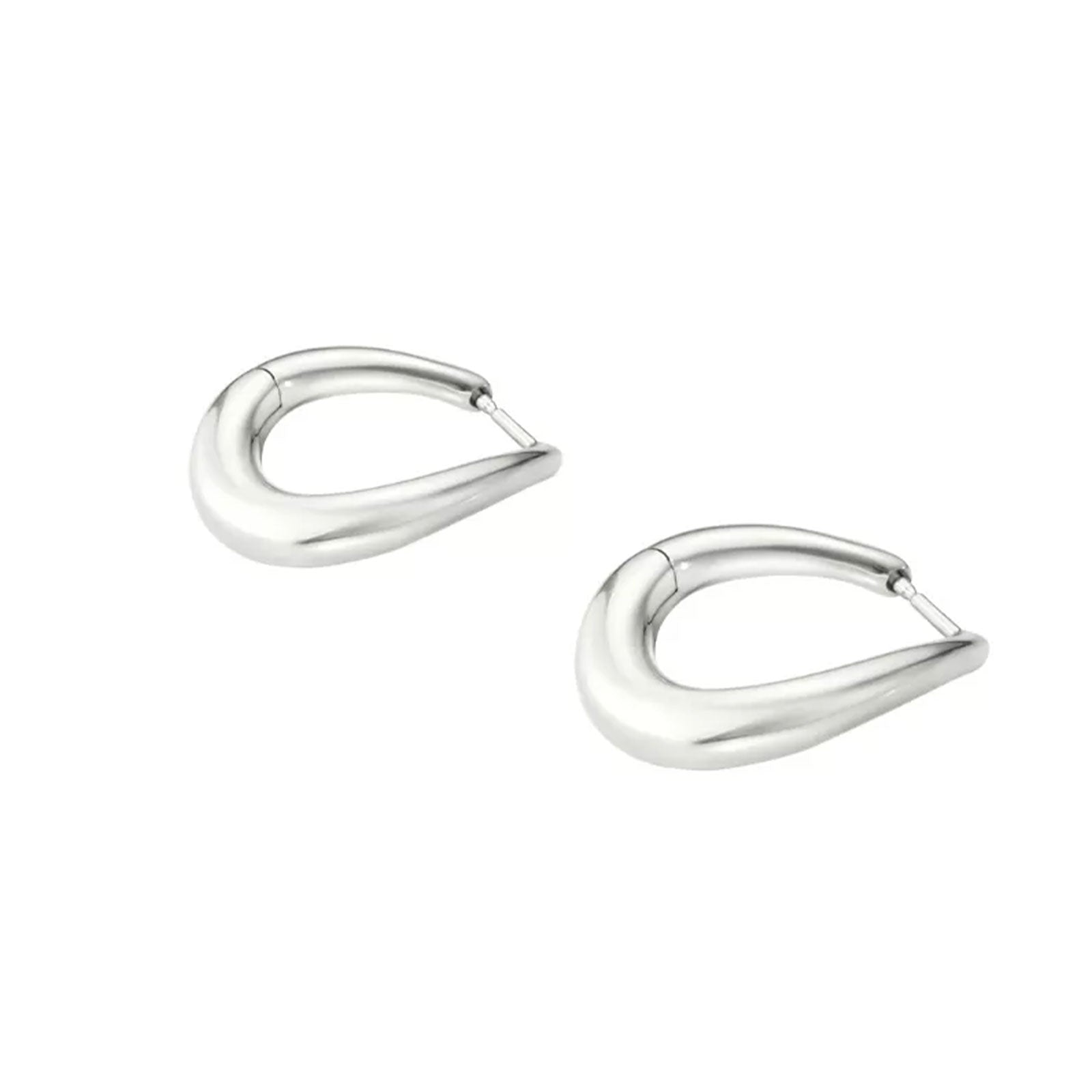 Offspring Silver Earhoops, Medium