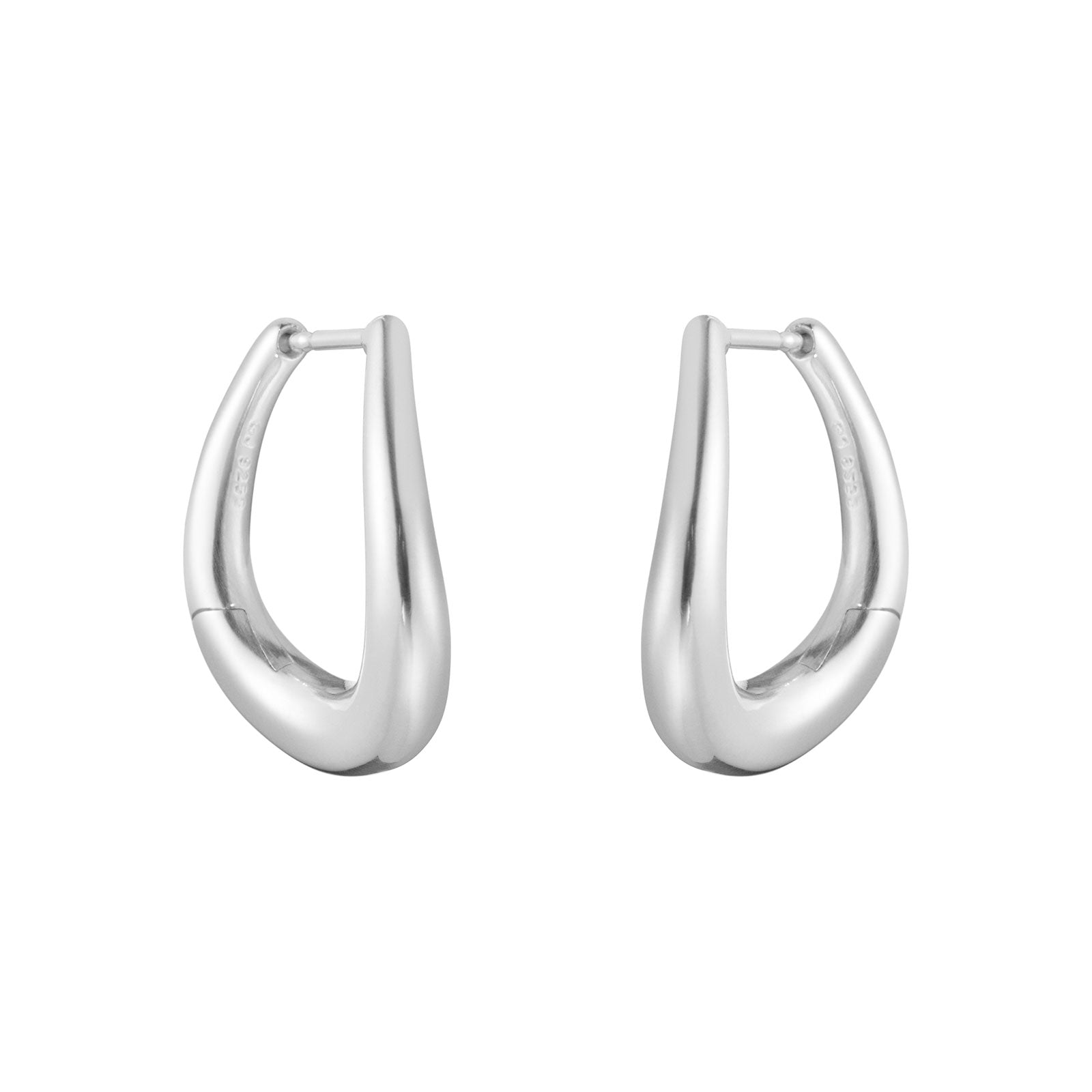 Offspring Silver Earhoops, Medium