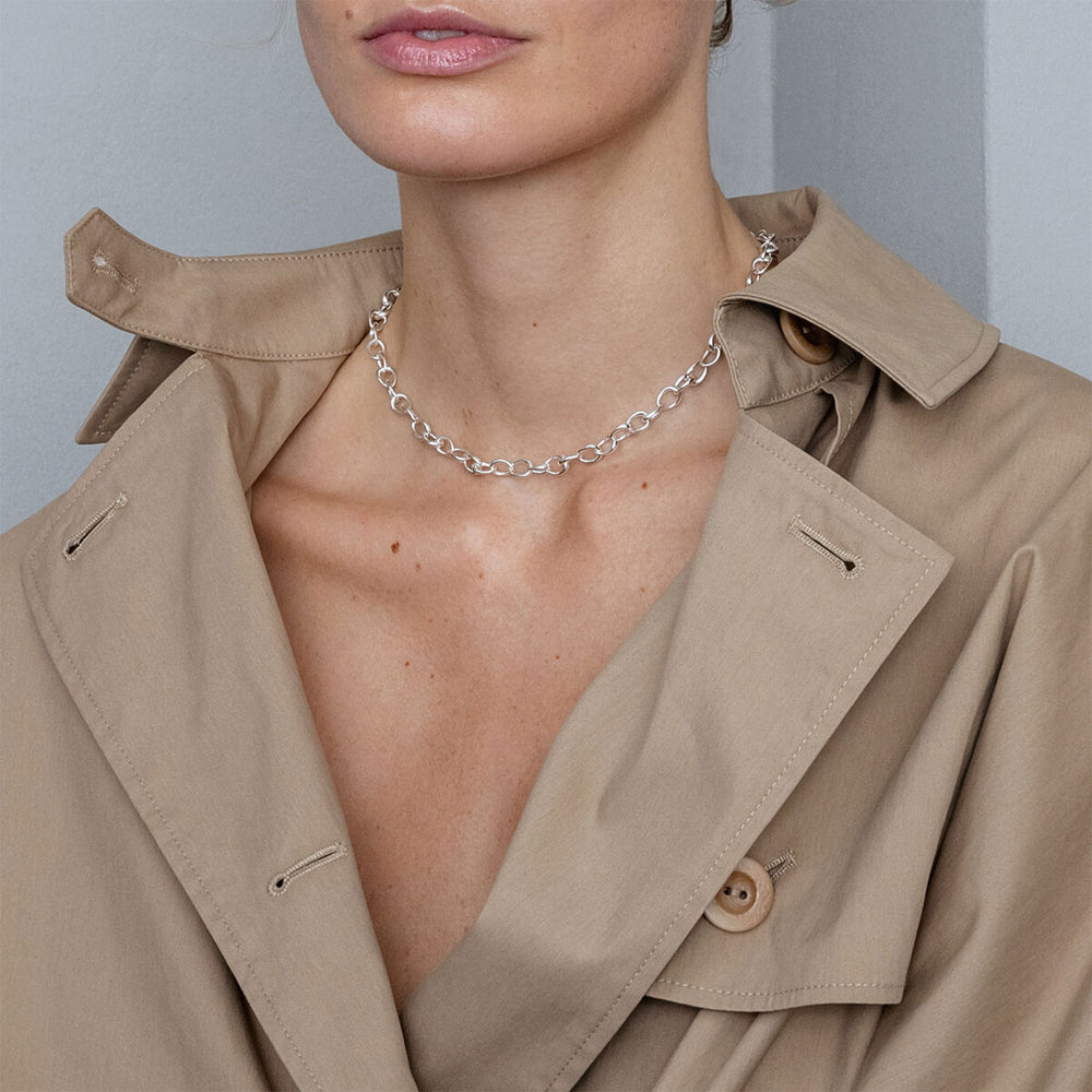 Offspring Silver Link Necklace