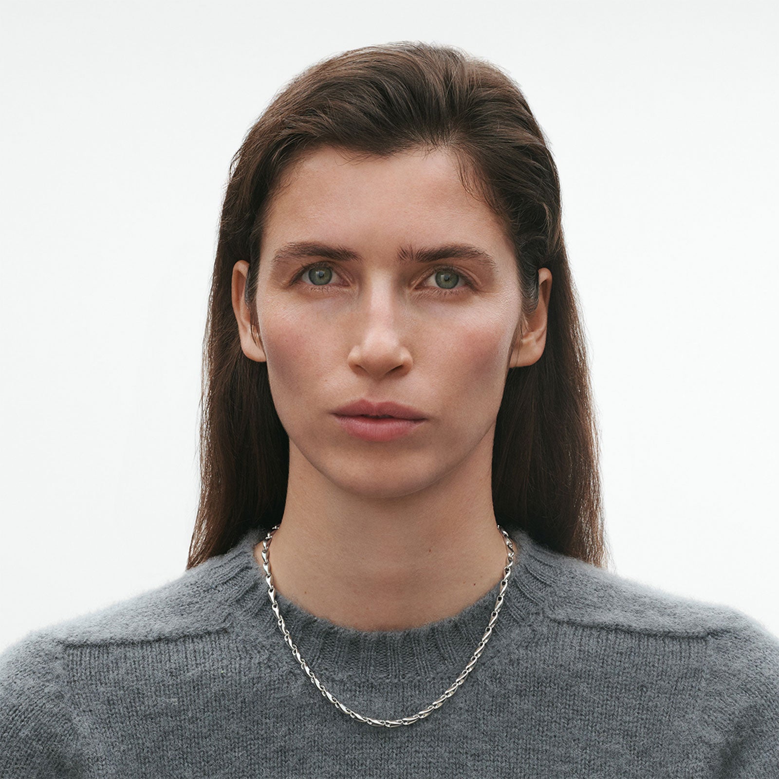 Reflect Silver Slim Link Necklace simple Pursuit