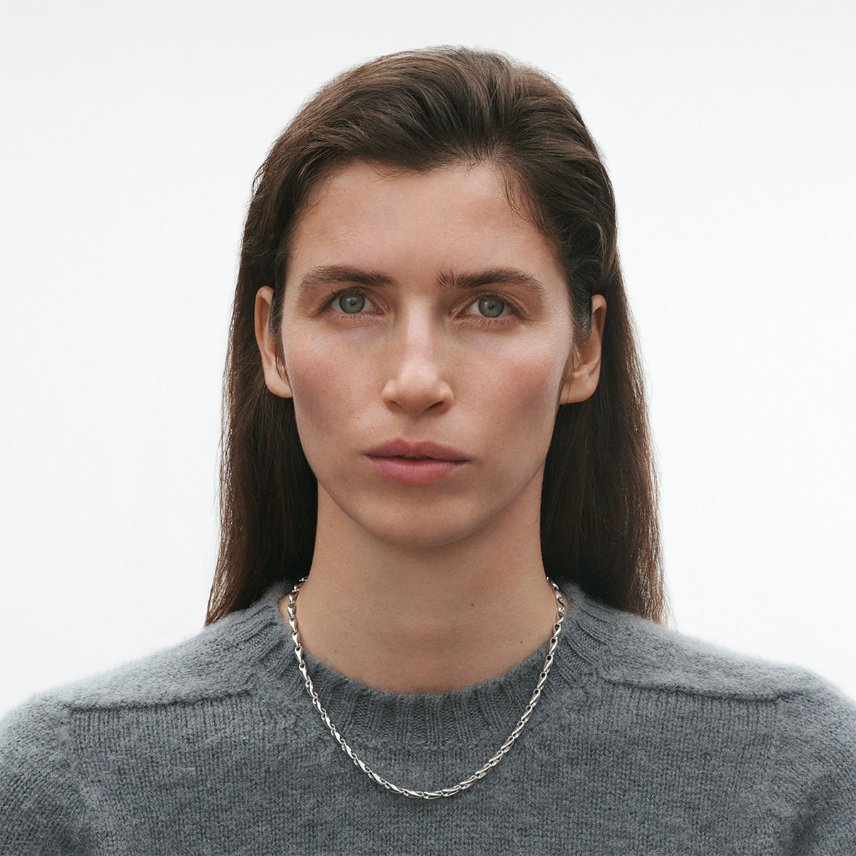 Reflect Silver Slim Link Necklace simple Pursuit