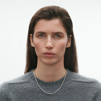 Reflect Silver Slim Link Necklace simple Pursuit