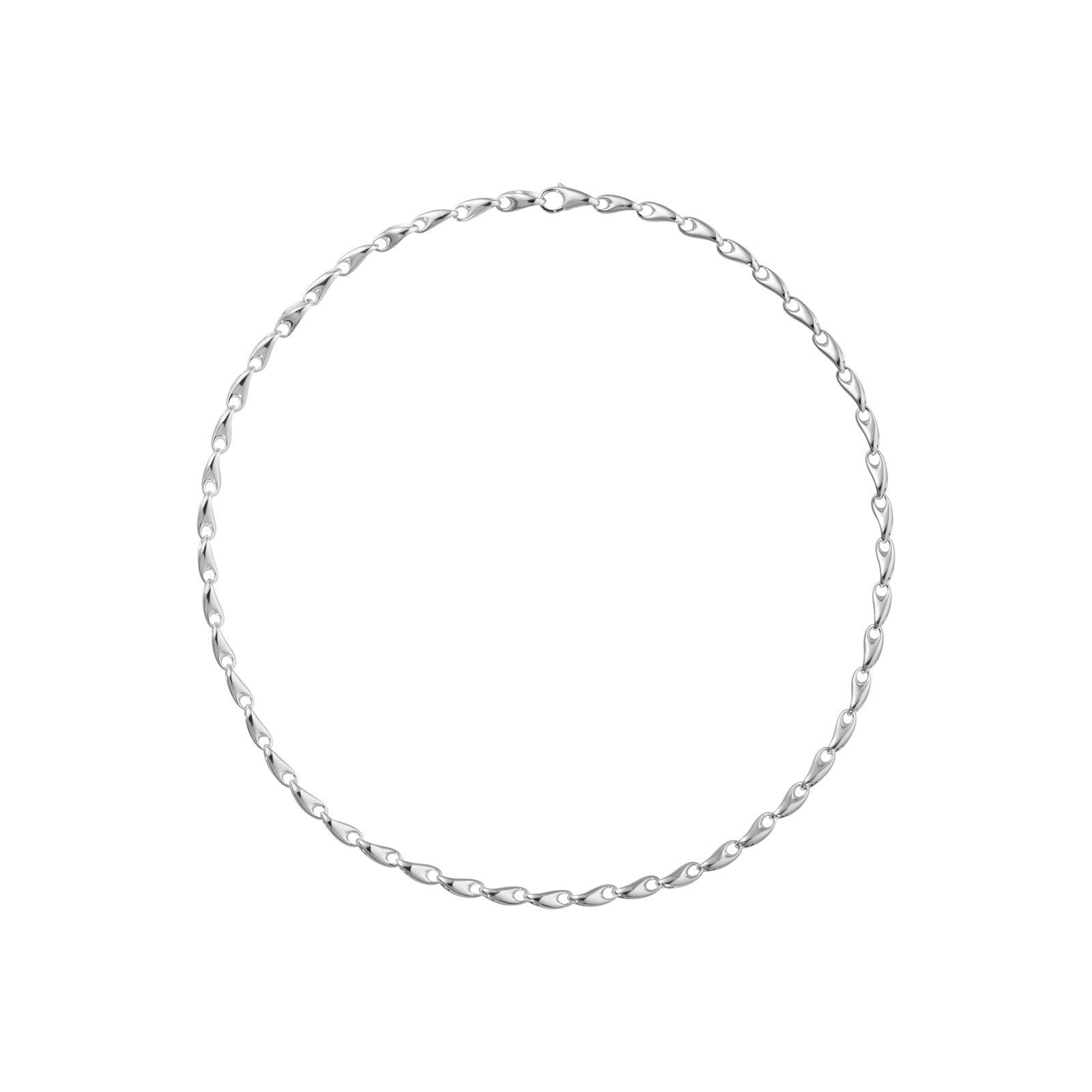 Reflect Silver Slim Link Necklace simple Pursuit