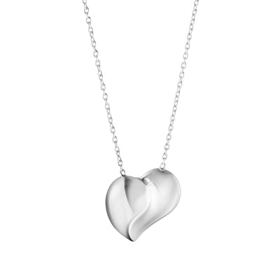 Hearts of Georg Jensen Silver Pendant simple Pursuit