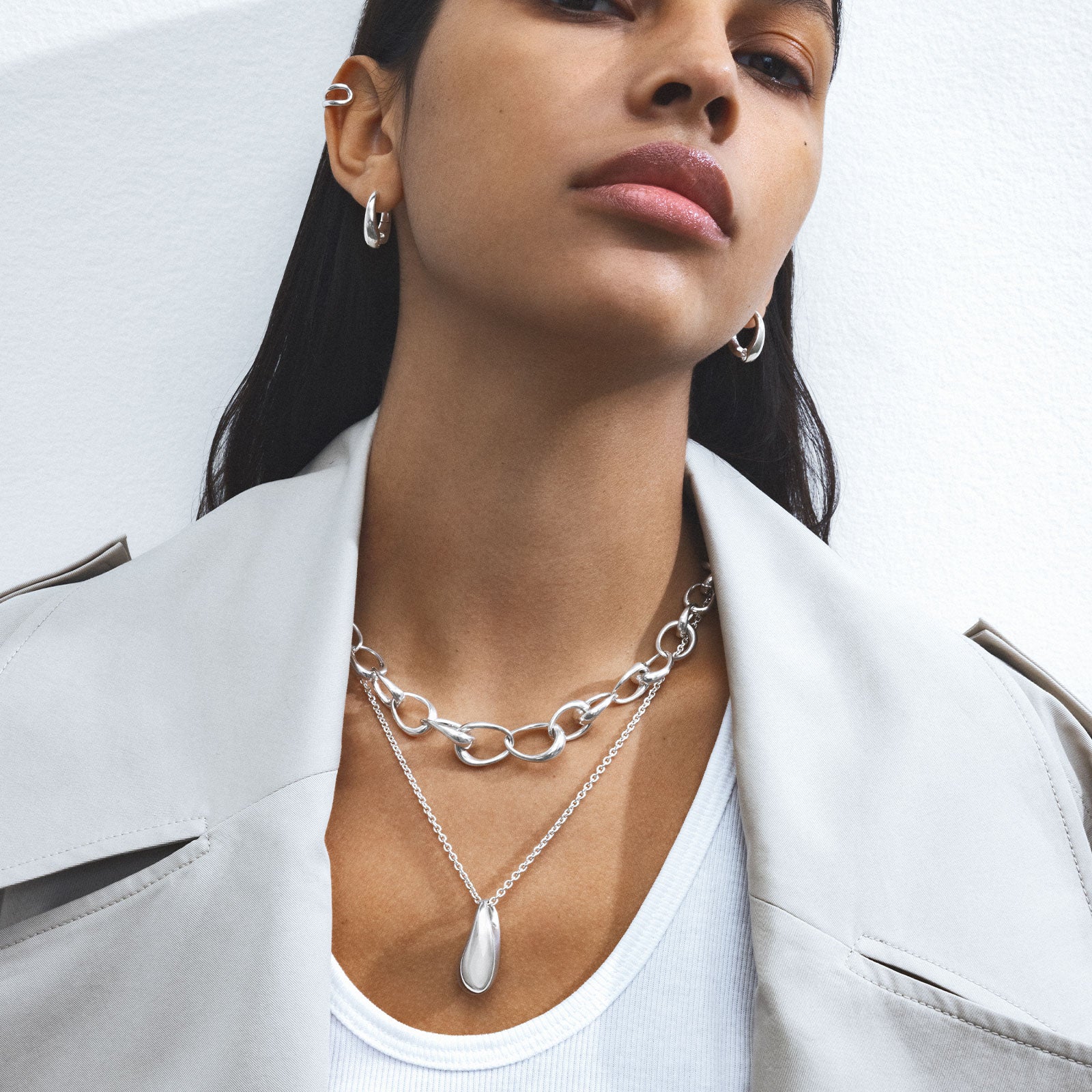 Reflect Silver Medium Pendant simple Pursuit