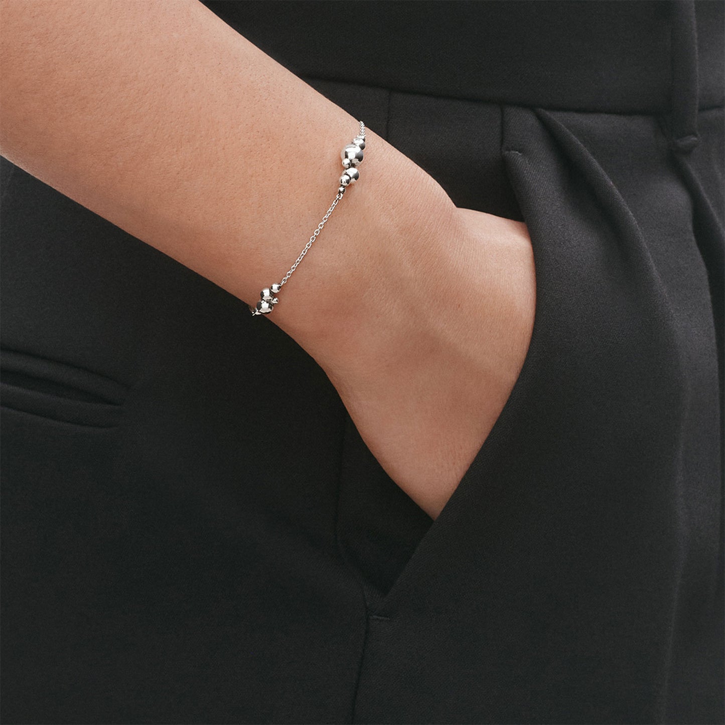Moonlight Grapes Chain Cluster Bracelet