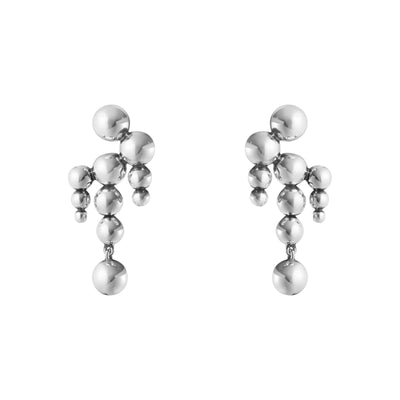 Moonlight Grapes Silver Chandelier Earrings simple Pursuit