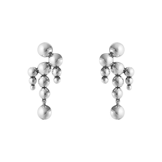 Moonlight Grapes Silver Chandelier Earrings simple Pursuit