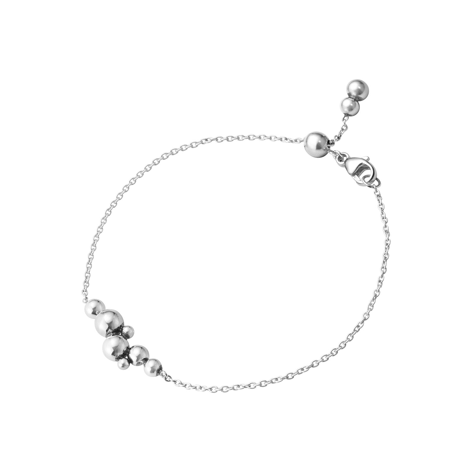 Moonlight Grapes Silver Chain Bracelet