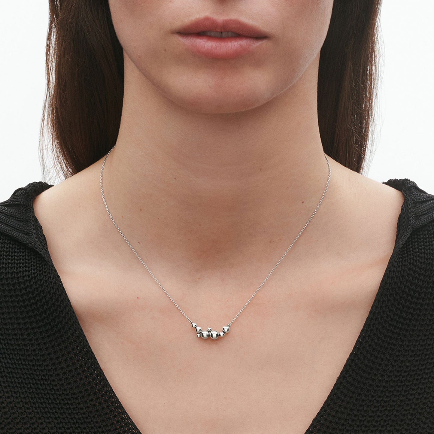 Moonlight Grapes Silver Pendant