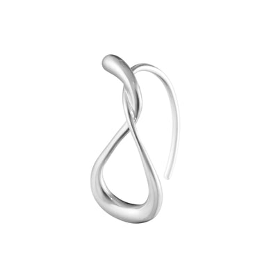 Mercy Silver Small Earhoops simple Pursuit
