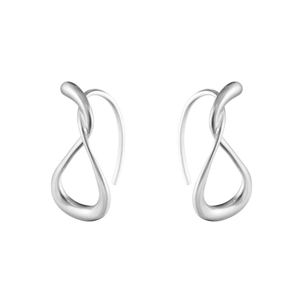 Mercy Silver Small Earhoops simple Pursuit