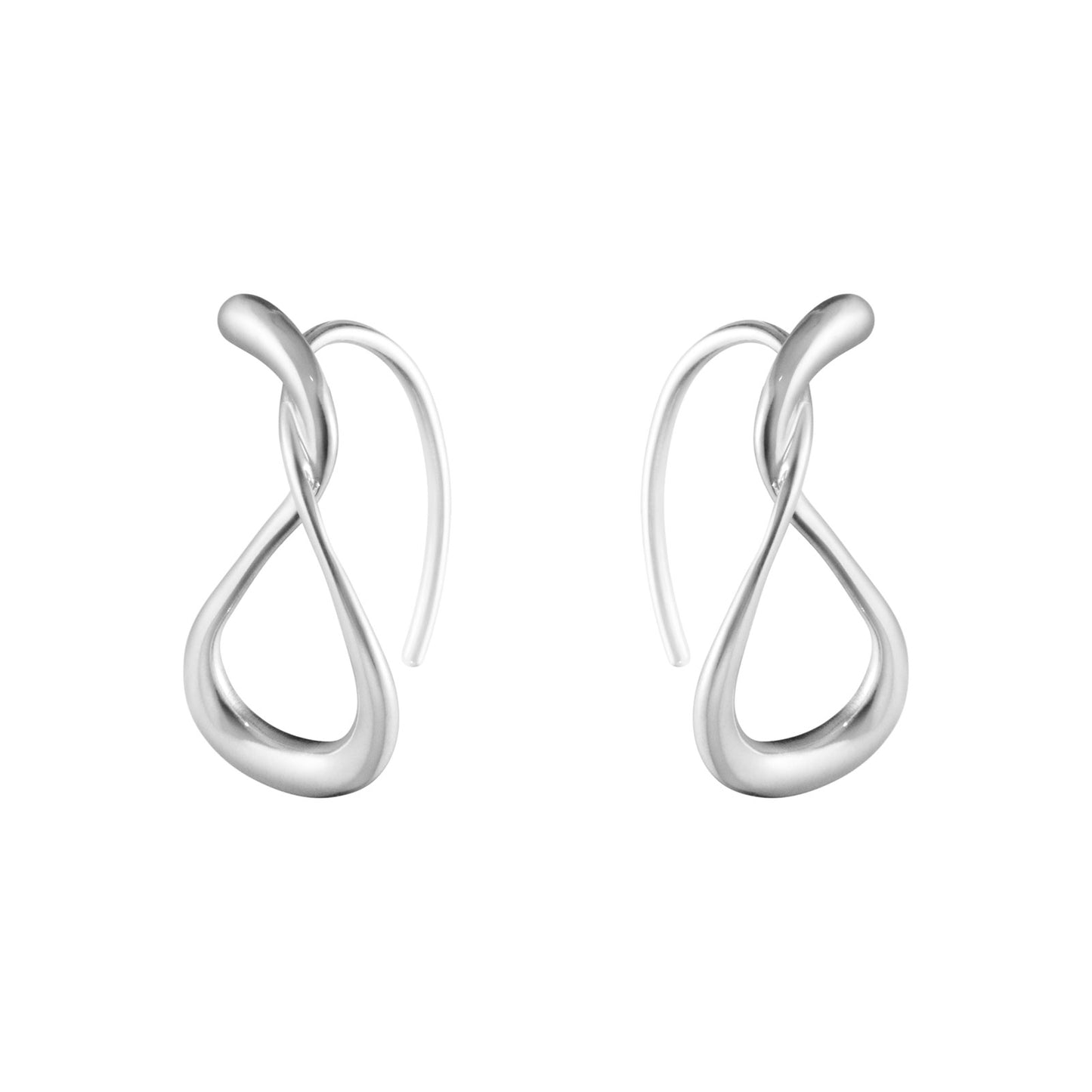 Mercy Silver Small Earhoops simple Pursuit