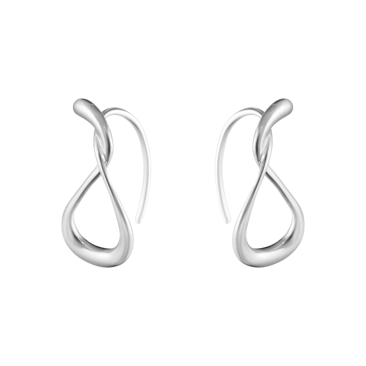 Mercy Silver Small Earhoops simple Pursuit