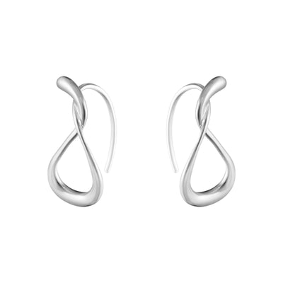 Mercy Silver Small Earhoops simple Pursuit