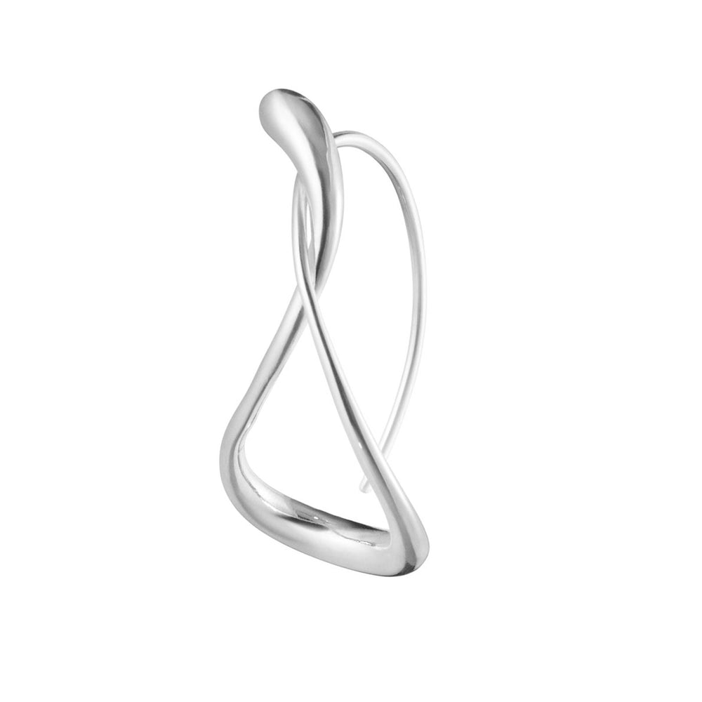 Mercy Silver Large Earhoops simple Pursuit