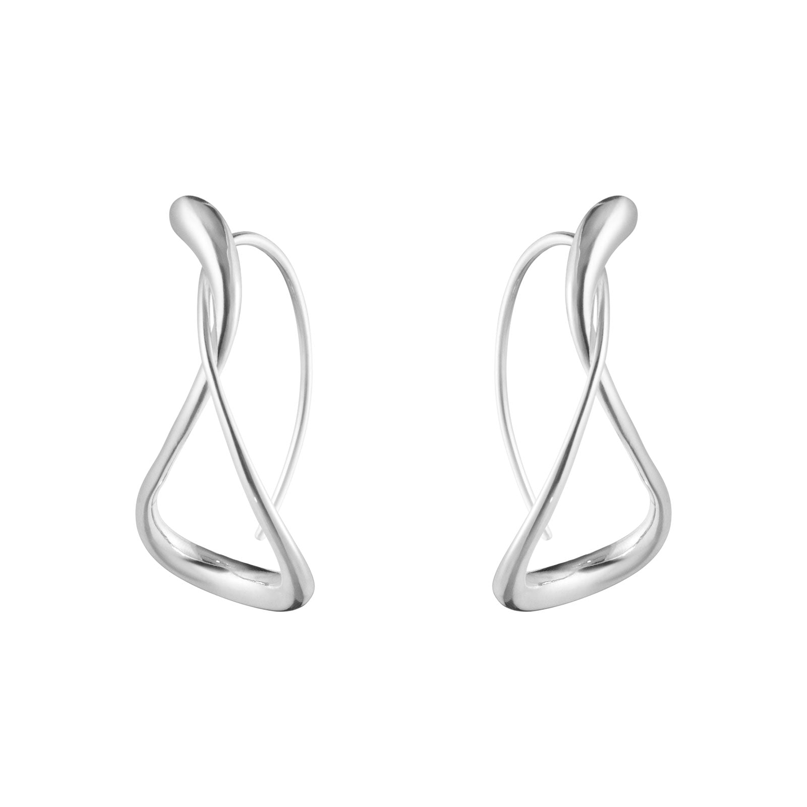 Mercy Silver Large Earhoops simple Pursuit