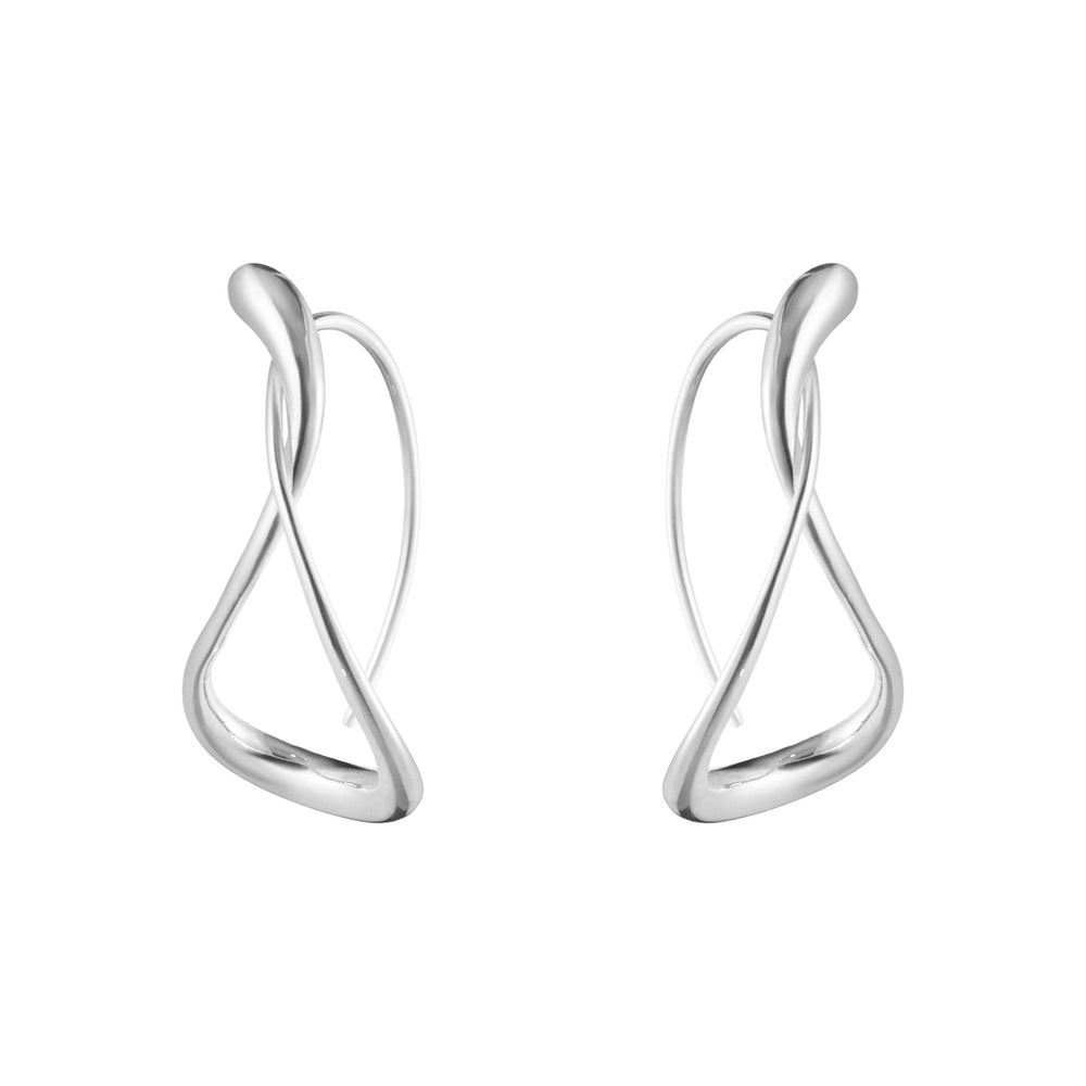Mercy Silver Large Earhoops simple Pursuit