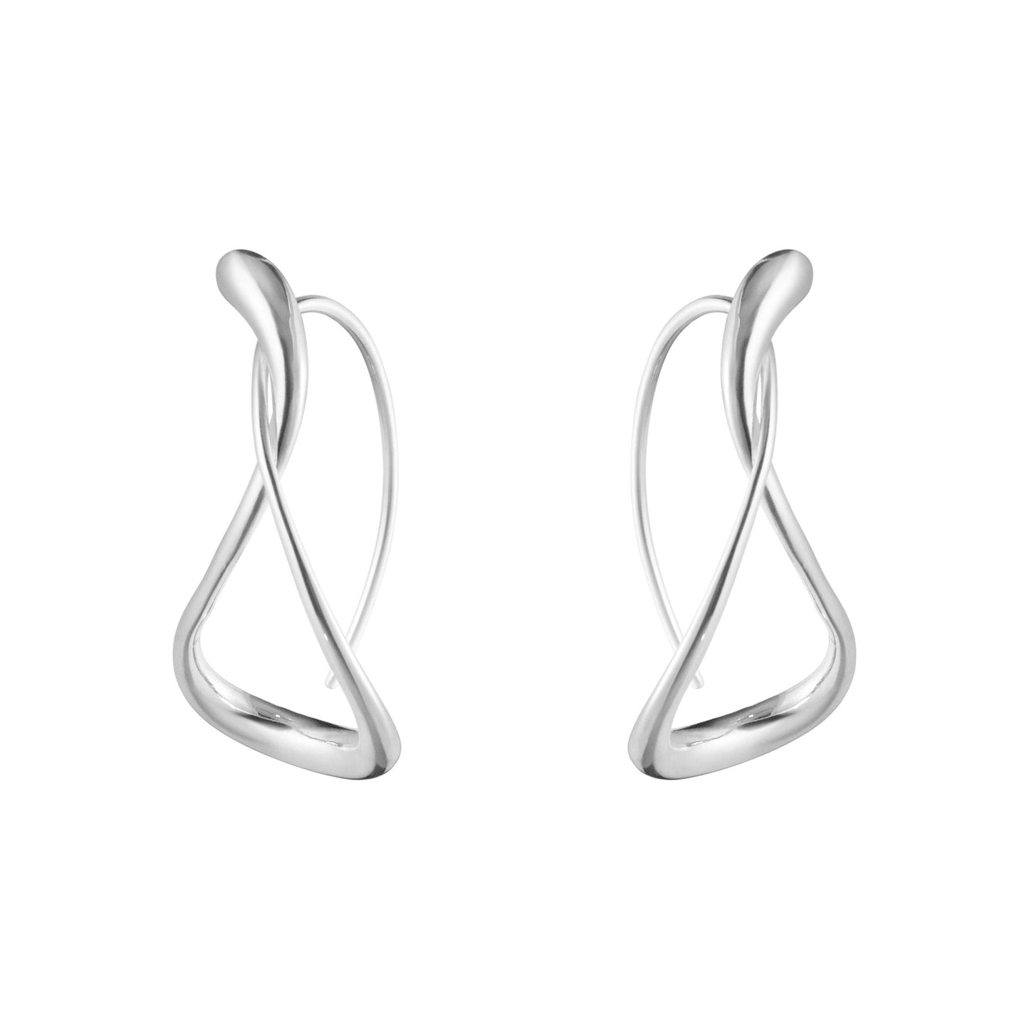 Mercy Silver Large Earhoops simple Pursuit