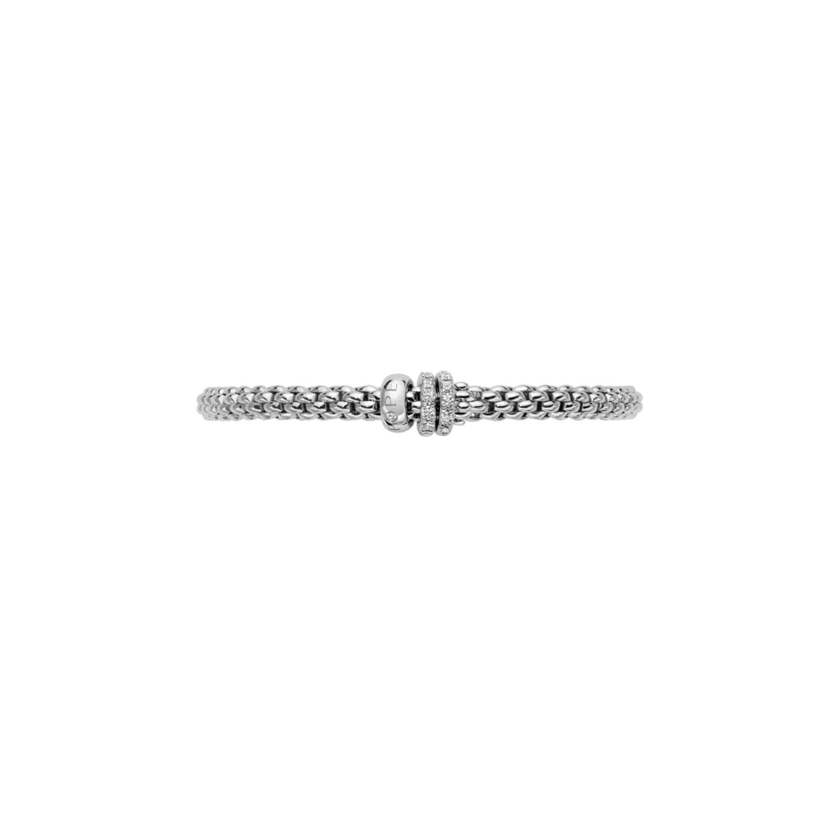 Solo 18ct White Gold Diamond Flex'it Bracelet simple Pursuit