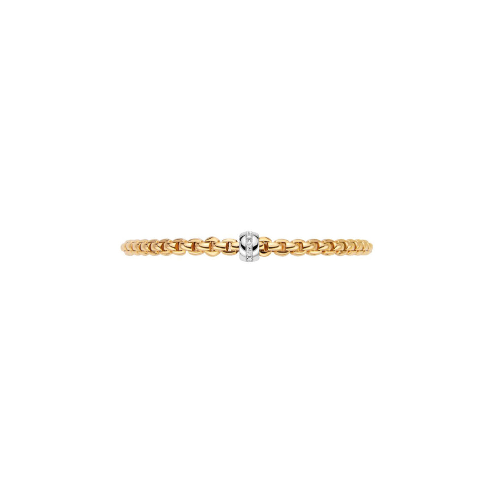 Eka 18ct Yellow & White Gold Diamond Flex'it Bracelet