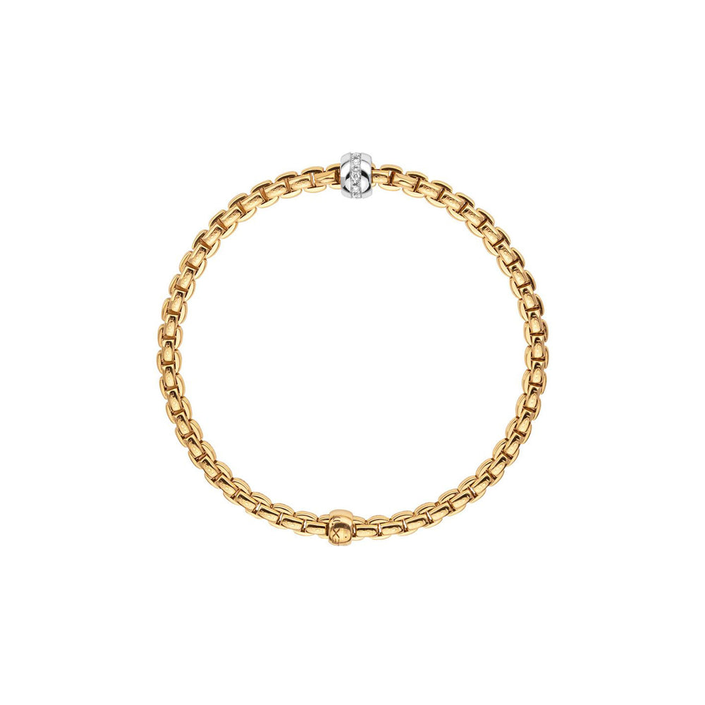 Eka 18ct Yellow & White Gold Diamond Flex'it Bracelet