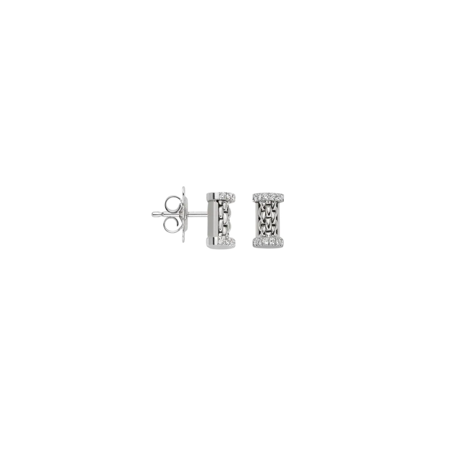 Essentials 18ct White Gold Diamond Stud Earrings simple Pursuit