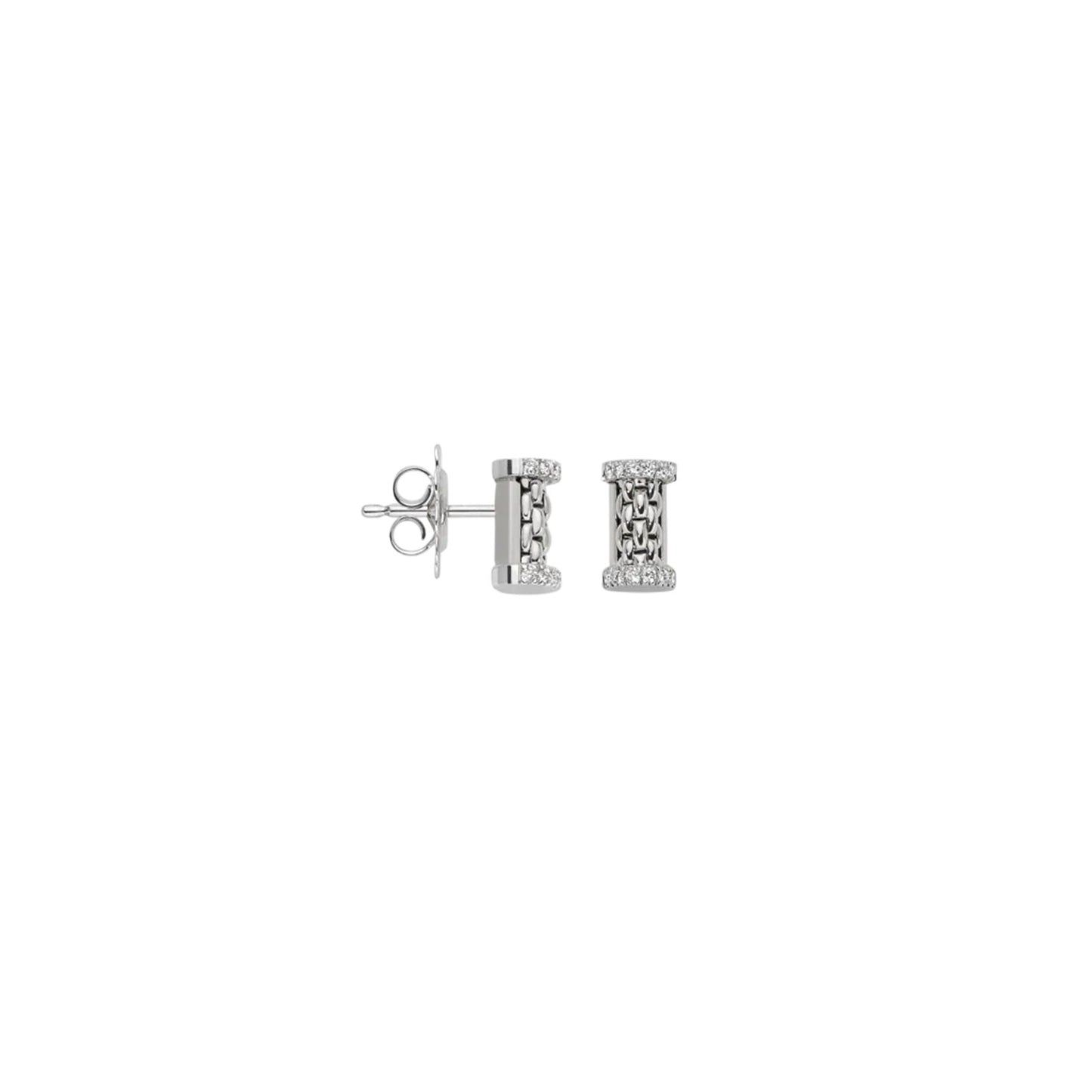 Essentials 18ct White Gold Diamond Stud Earrings simple Pursuit