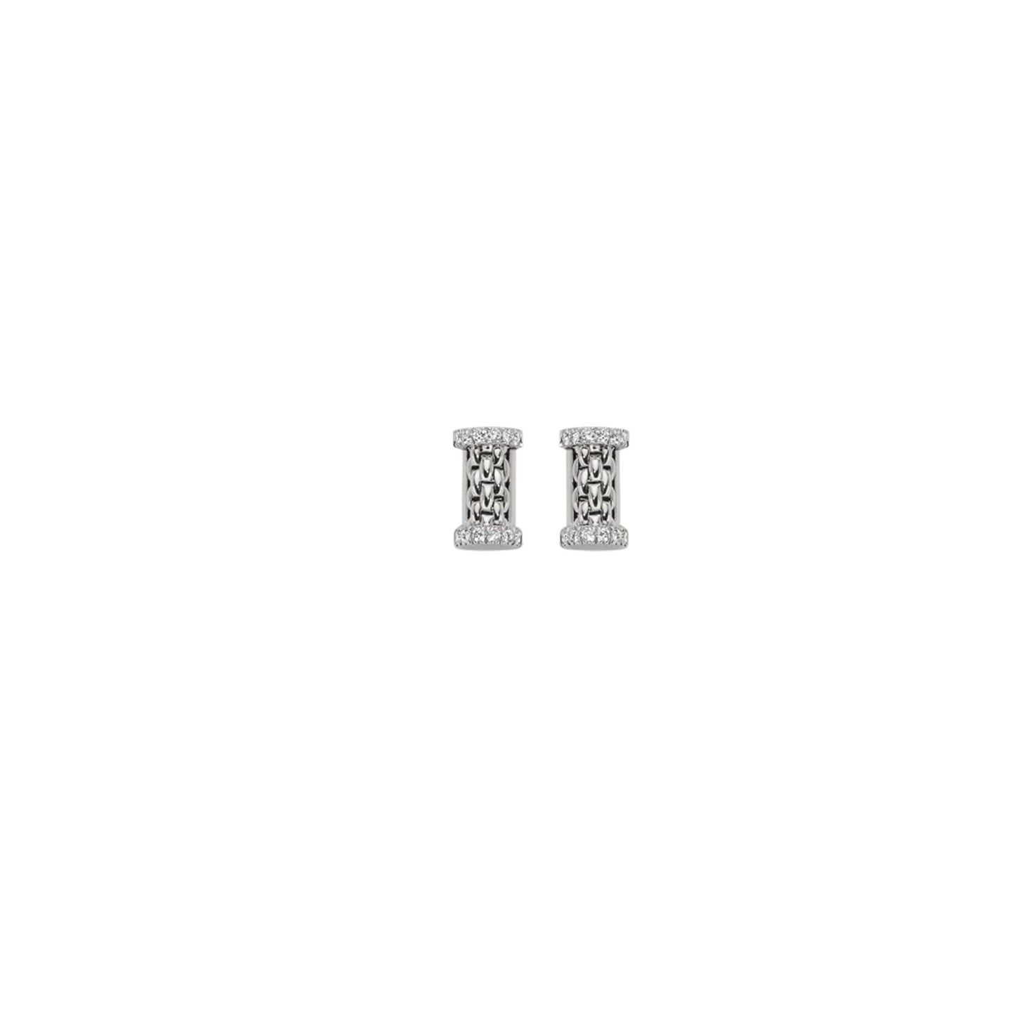 Essentials 18ct White Gold Diamond Stud Earrings simple Pursuit