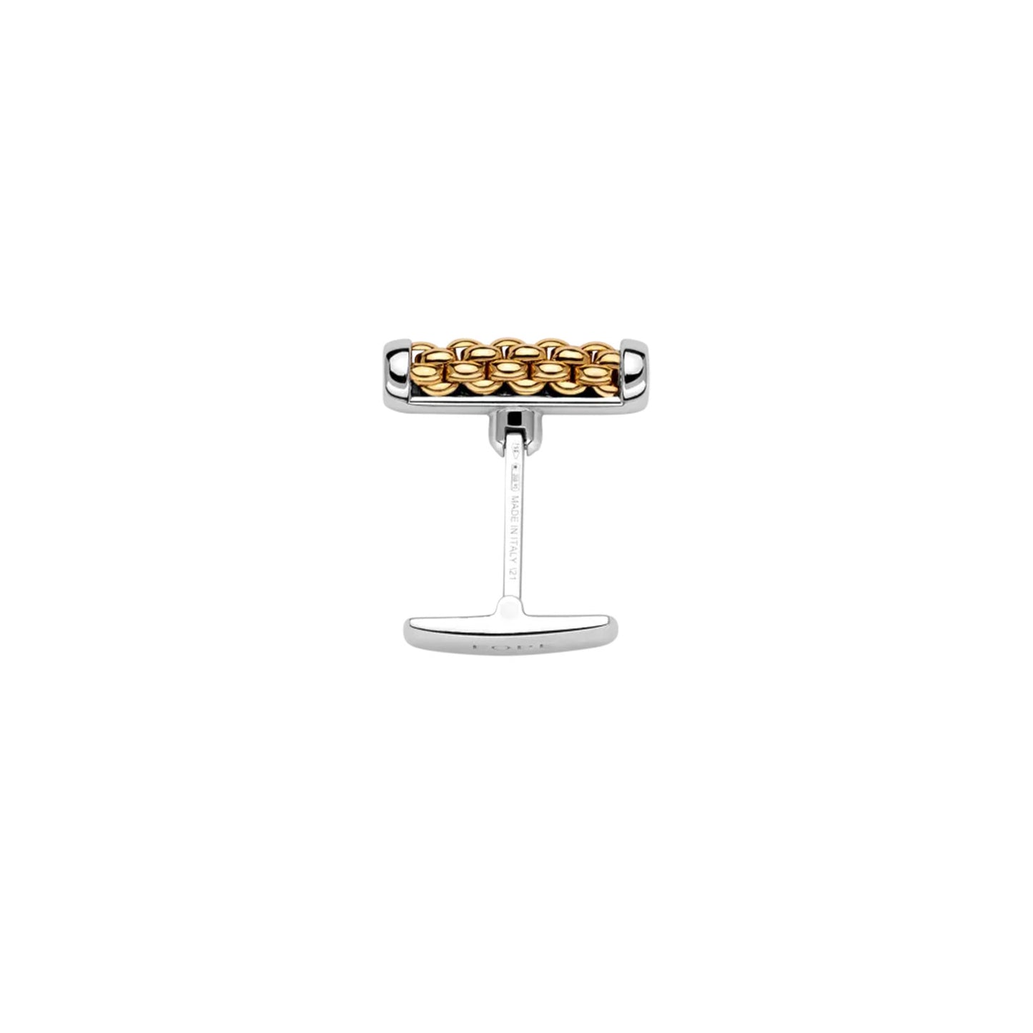 Solo 18ct Yellow & White Gold Cufflinks