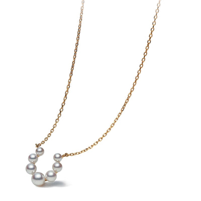 Bubble Akoya Cultured Pearl Pendant in 18ct Yellow Gold simple Pursuit