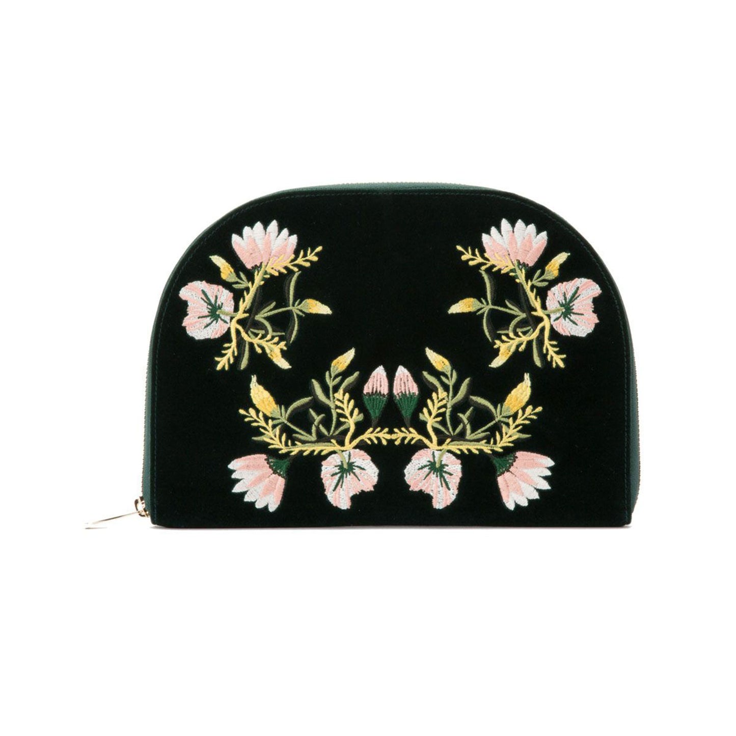 Zoe Portfolio Floral Jewellery Case Forest Green simple Pursuit