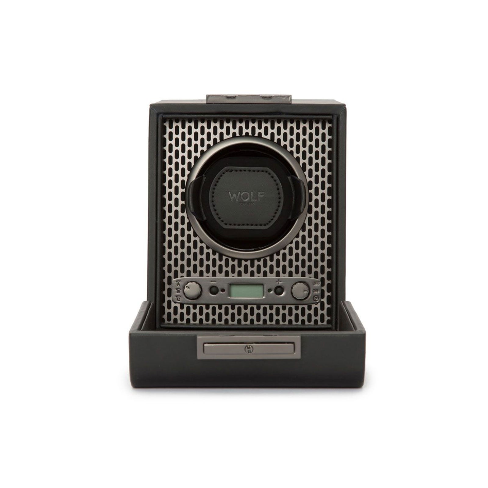 Axis Single Watch Winder Black Powder Coat simple Pursuit