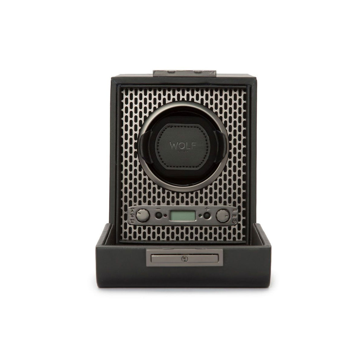 Axis Single Watch Winder Black Powder Coat simple Pursuit