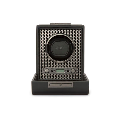 Axis Single Watch Winder Black Powder Coat simple Pursuit