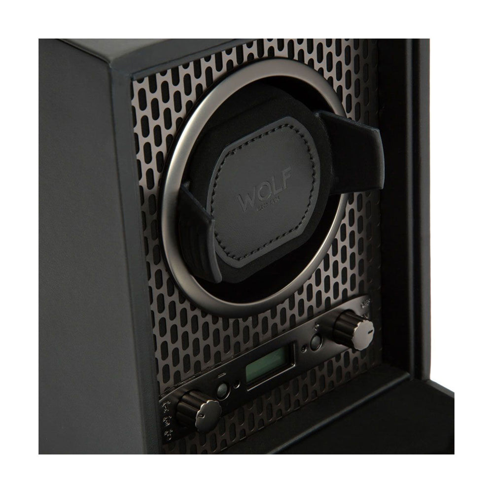 Axis Single Watch Winder Black Powder Coat simple Pursuit